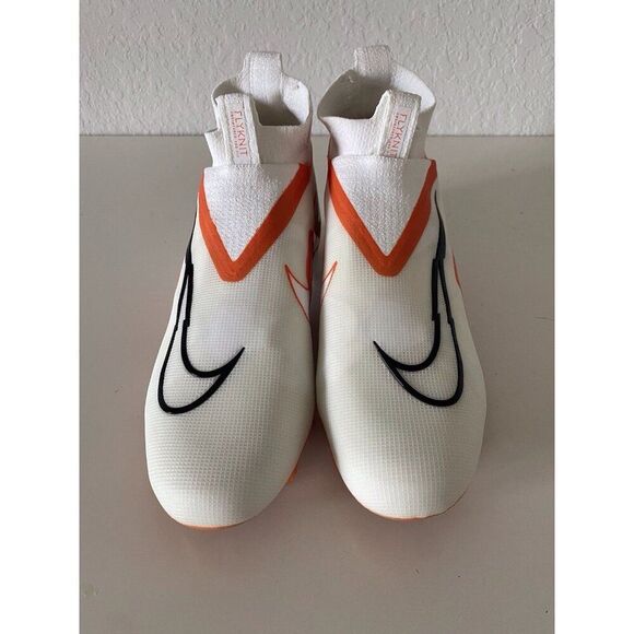 Nike Football Cleats Alpha Menace Elite 3 White Orange  DM1792-104 Men’s Sz 14 - Picture 4 of 11